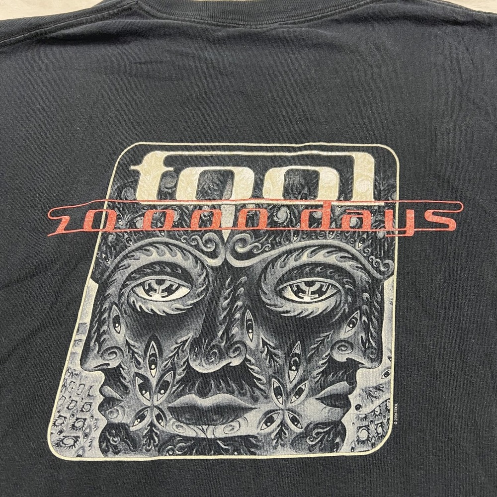 Tool T-Shirt Mens XL Black 10,000 Days Alex Grey Band Tee 2006 Anvil